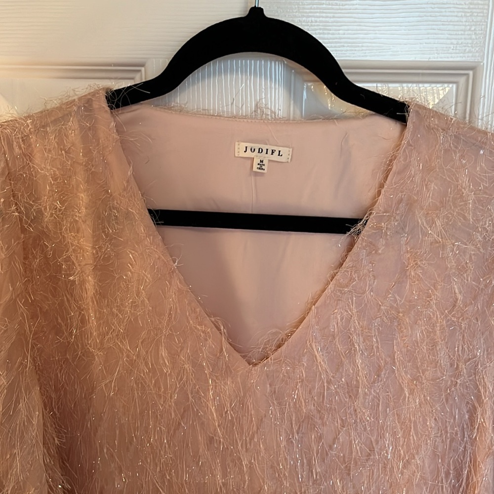 Jodifl Eyelash Iridescent Blouse - Picture 2 of 9